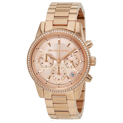 michael kors ritz tricolor chronograph watch|mk6357.